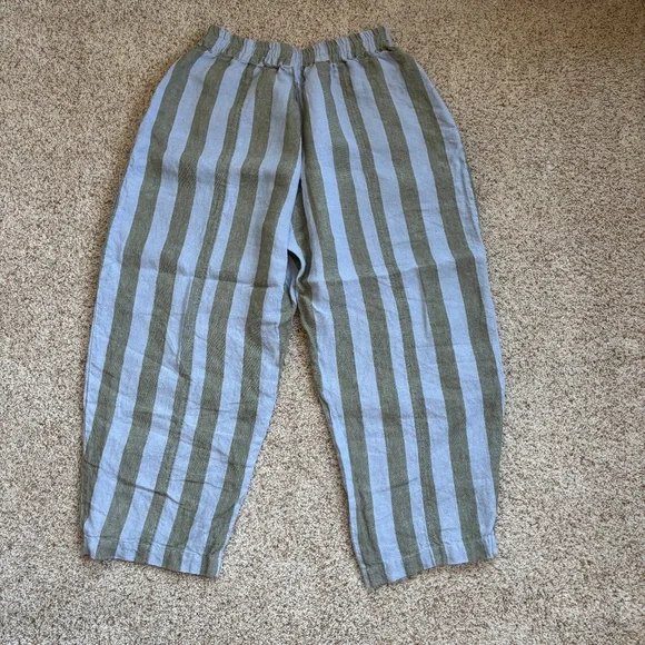 Beyond Nine Mabel Pants in Meadow Stripe XXS - Picture 3 of 7